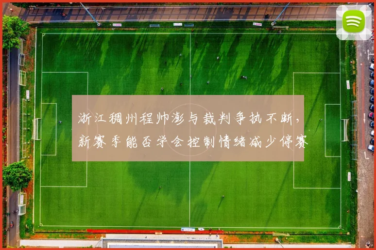 浙江稠州程帅澎与裁判争执不断,新赛季能否学会控制情绪减少停赛?